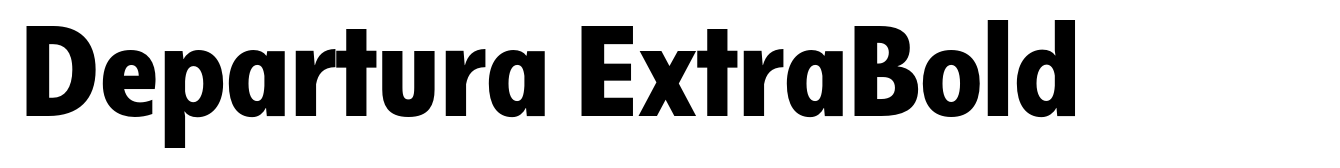 Departura ExtraBold